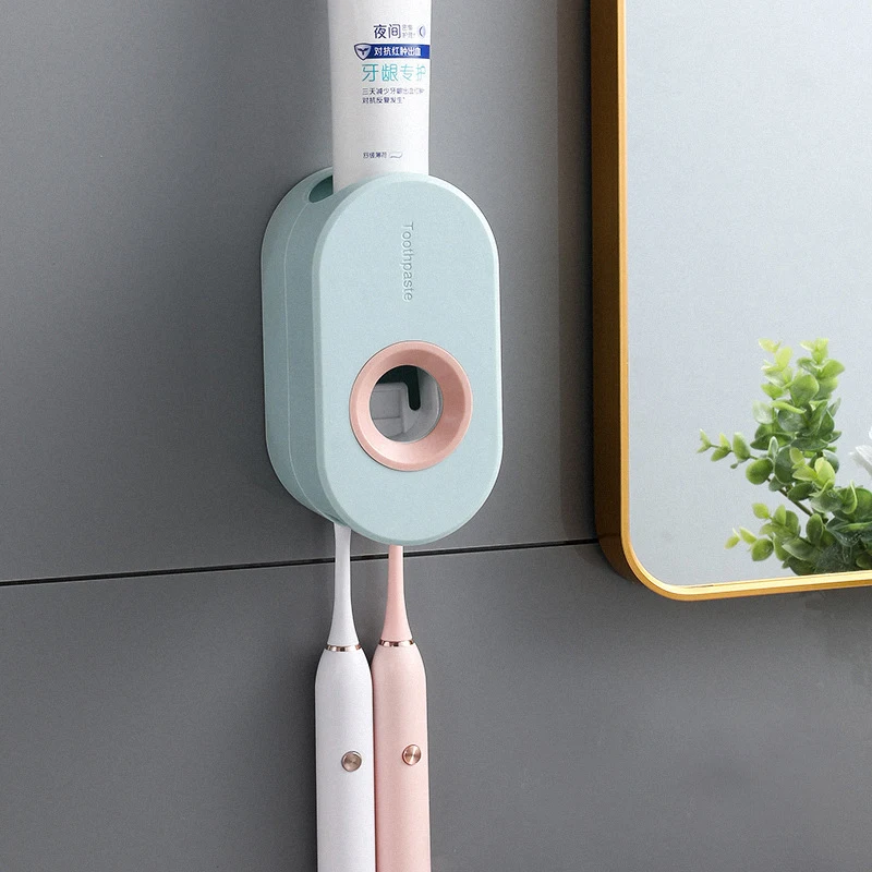 On sale modern style ABS plastic toothpaste dispenser for bathroom
