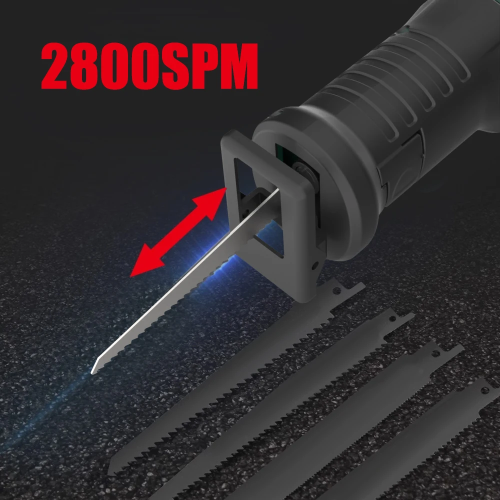 Factory grade 20V lithium electric reciprocating saw cordless wood and metal cutting reciprocating saw