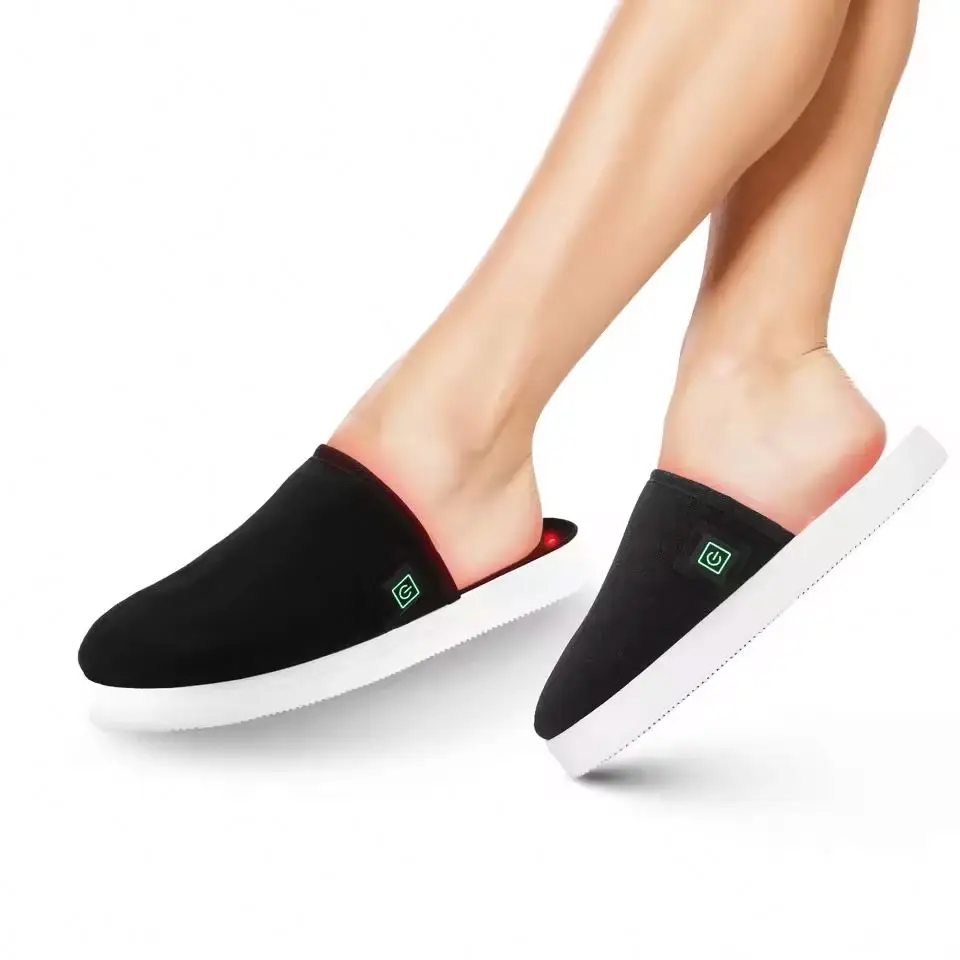 Obestec 2024 Infrared Foot Machine Slipper for Blood Circulation Red Light Therapy Foot Massager to Relax