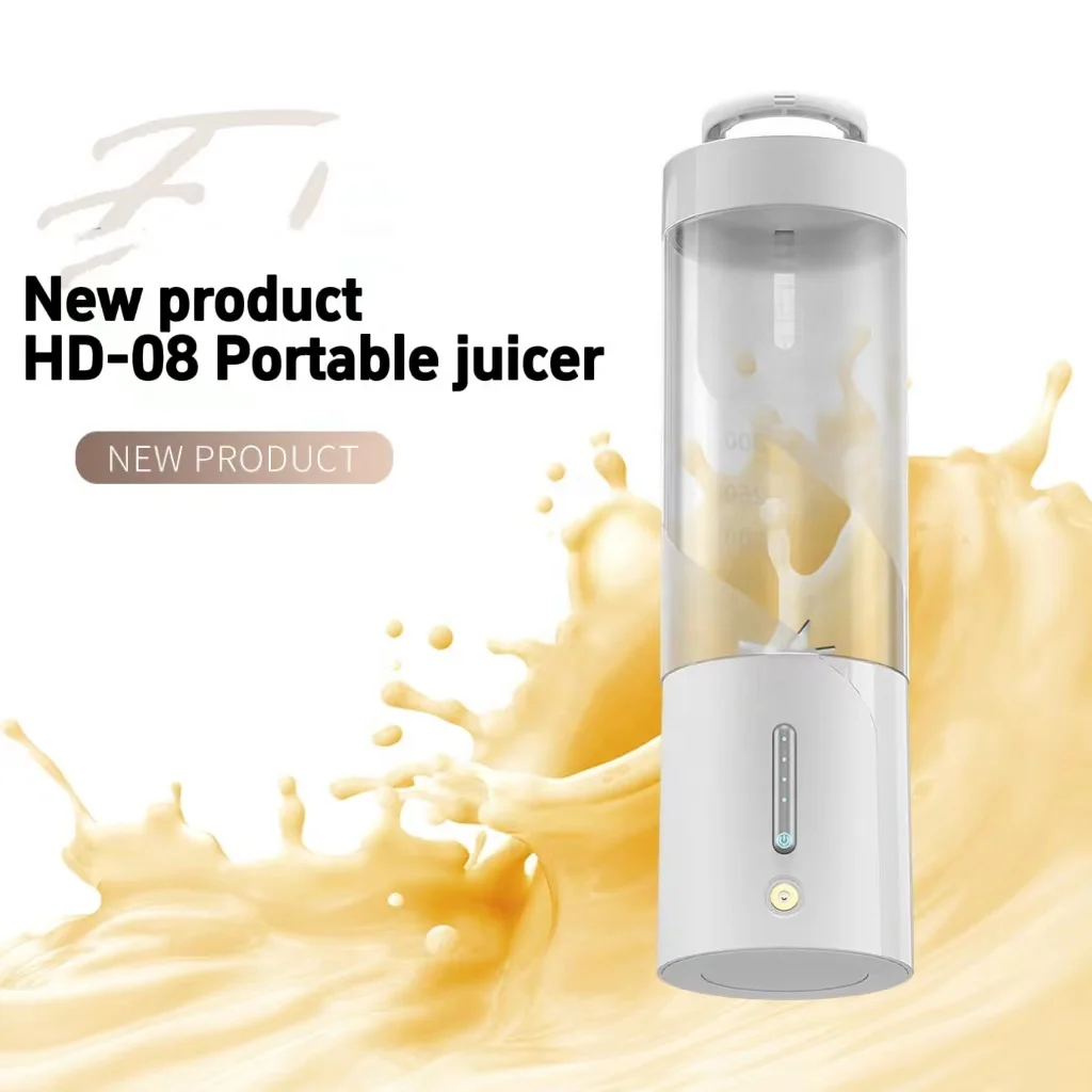 Professional Waterproof Portable Blender Shakes and Smoothies 16 Oz  Type-C Rechargeable Personal  Mini Blender