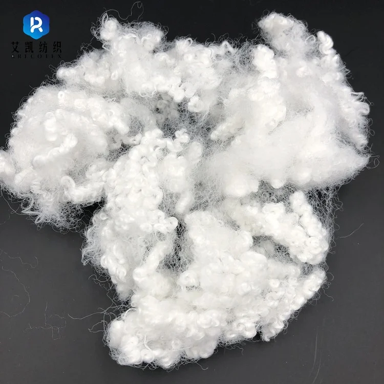 semi virgin 7d 64mm HCS hollow conjugated silicone polyester fiber / PSF for filling