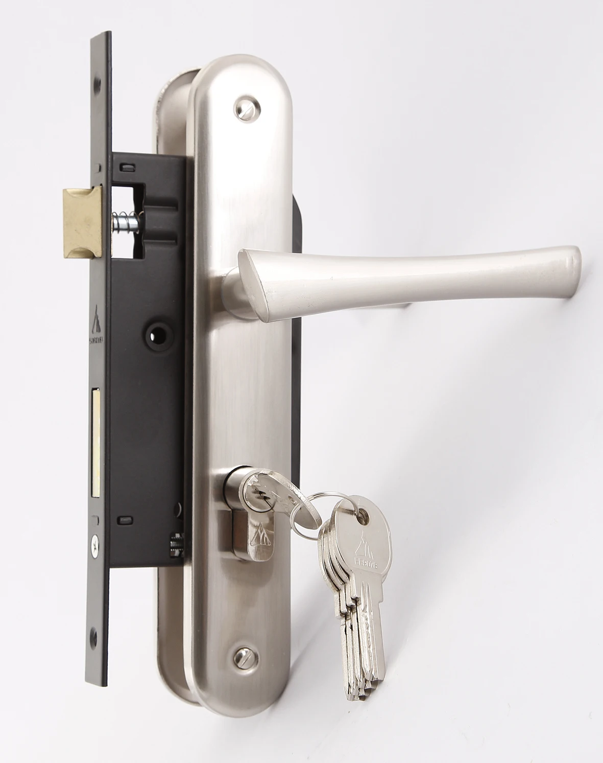 High security lever handle bathroom door lever handle lock set