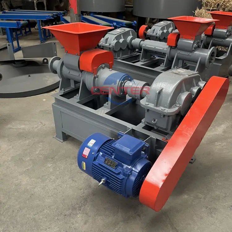 Simple Hydraulic Coke Ball Press Making Machine Mini Charcoal Oval Briquette Coal Rod Extruding Machine From China