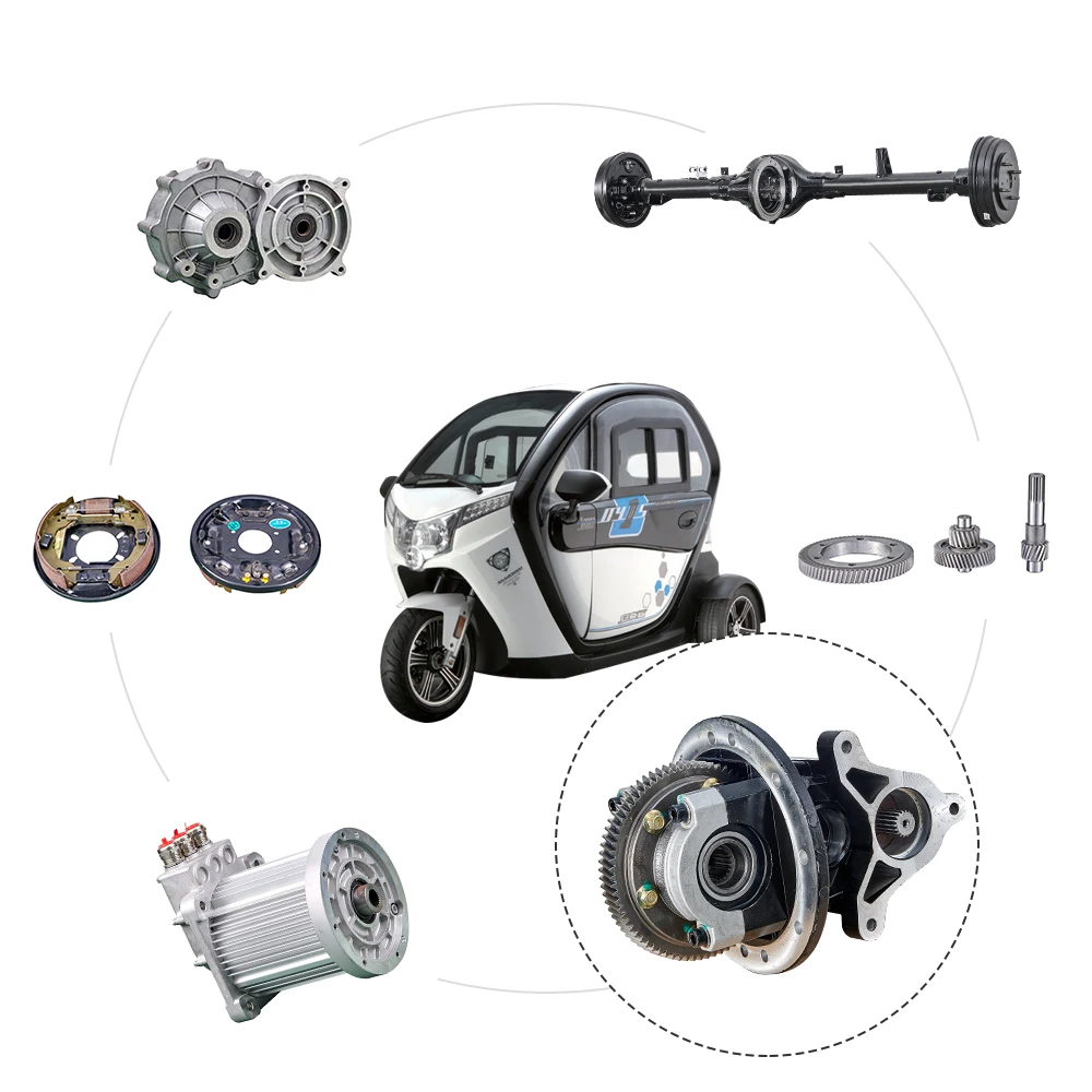 Hengyue 136-4 high quality electromobile rear axle drive shaft main reducer