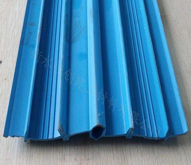 Blue 230mm Wide PVC Concrete Water Stop Belt 4mm Thickness with Modern Design Vertical Walls Polyester Core Material Building