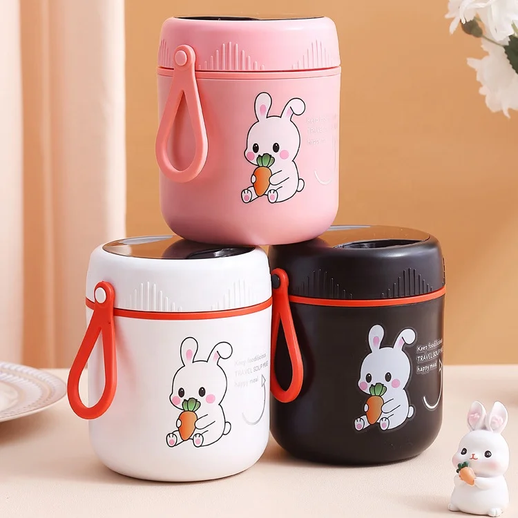 Wholesale Customized Portable Children Food Heat Preservation Soup Cup Stainless Steel Thermal Food Vacuum Containers For Food