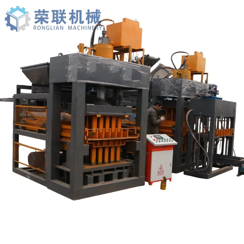 Ronglain Machine Brick Making Machine 200 Ton Fiber Pallet Block Machine Sale for