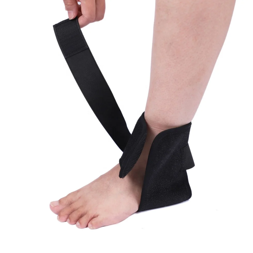Hot sale 2022new adjustable ankle fixation brace black ankle support brace