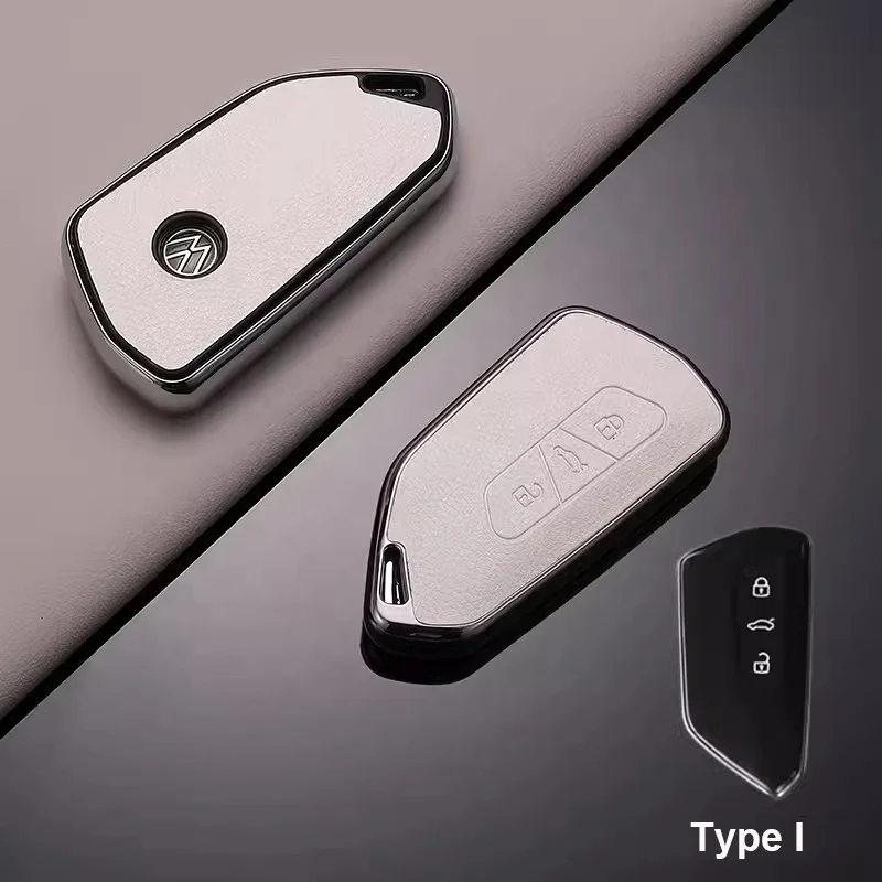 Elegant sublimation tpu leather car key case cover for VW Volkswagen golf 7 passat tiguan L bora sagitar polo auto accessories