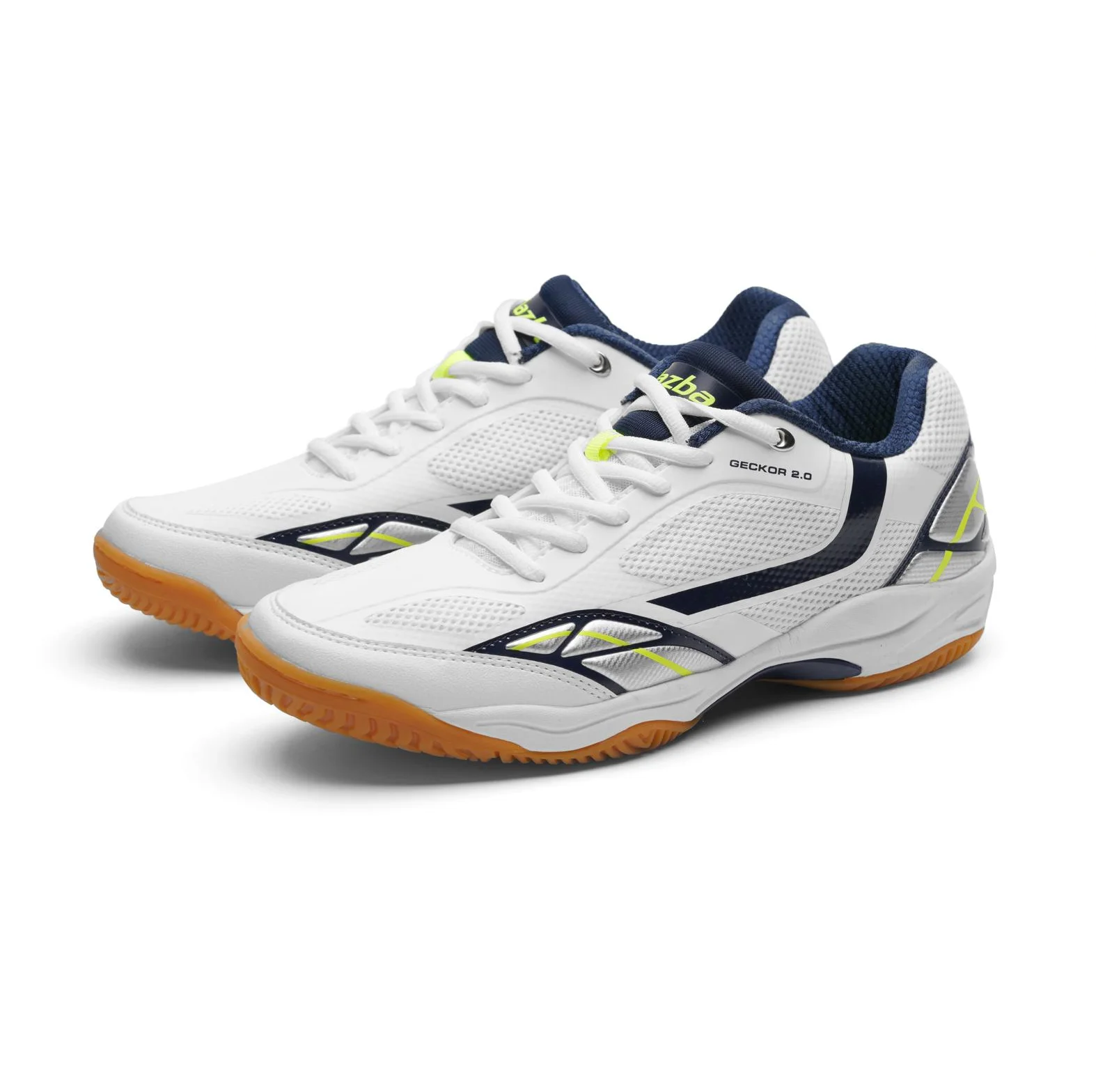 Hot Selling Jazba Brand Custom Professional White Indoor Sports Badminton Shoes For Men