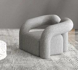 Fashion Comfortable Lazy Accent Chair Cuddle Lounge Chairs Italian Style Recliner Leisure Sofa Chairs