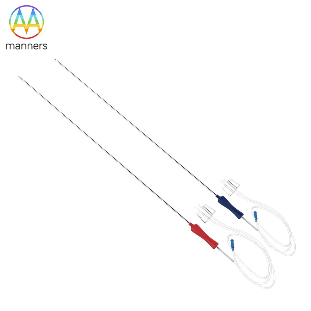 Custom 16G 17G 18G 19G Sterile Double Lumen Ovum Puncture Needle Minvitro Oocyte Pick Up Needles