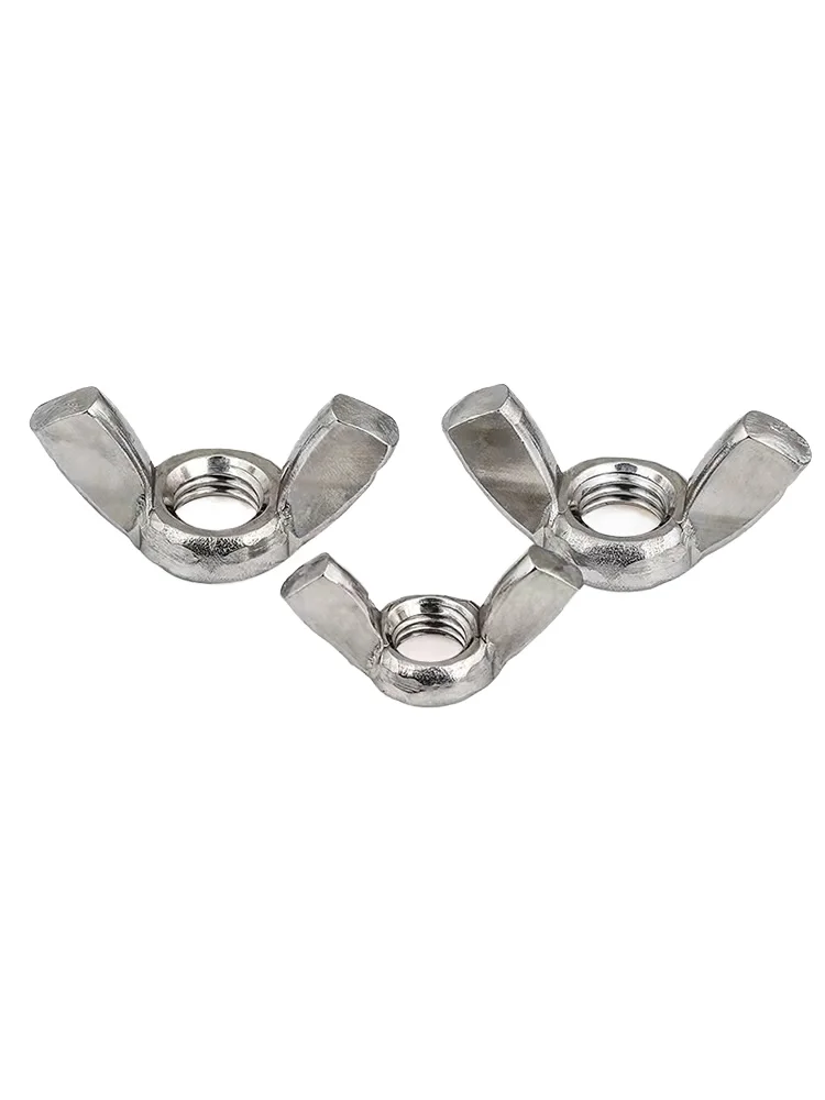 Bolaige Factory in Handan Custom M4 M5 M6 M8 M10 M12 Galvanized Carbon Steel wing Nuts Made China Hex Head DIN Standard