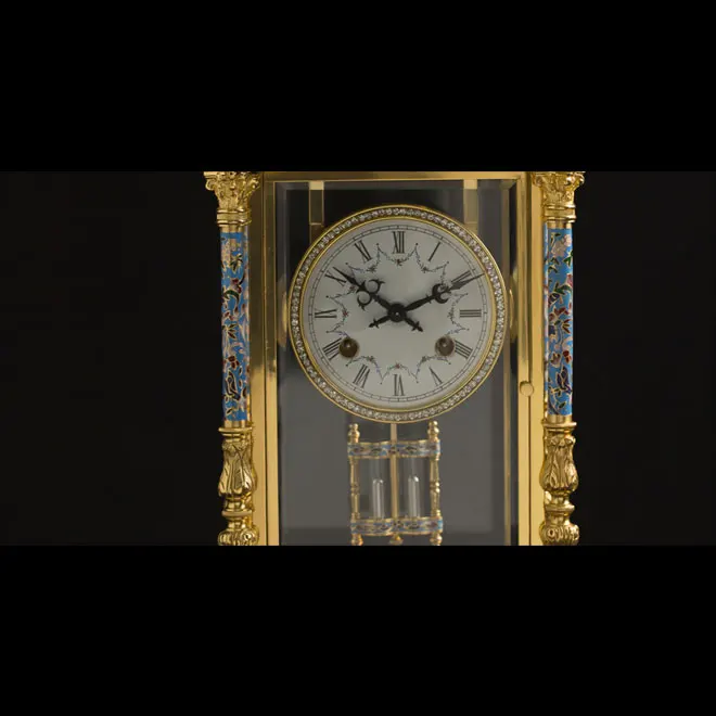 High-end classic antique decorative floor-to-ceiling household living room bronze bell luxury independent clock