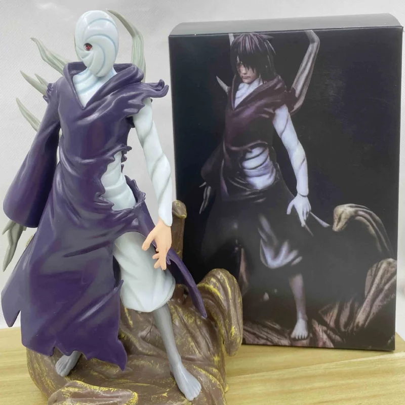 24 см японские игрушки ПВХ мультфильм аниме Narutos Uchiha Obito фигурки с цветной коробкой