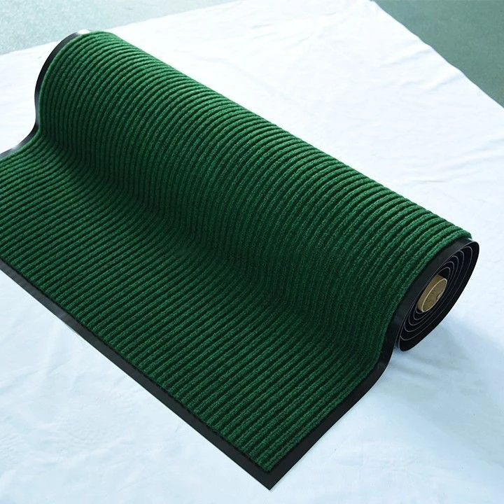 Enhance Safety with Non-Woven Twin-Ribbed Anti-Slip Entrance Mat for Welcoming Guests with a Durable PVC Floor Mat