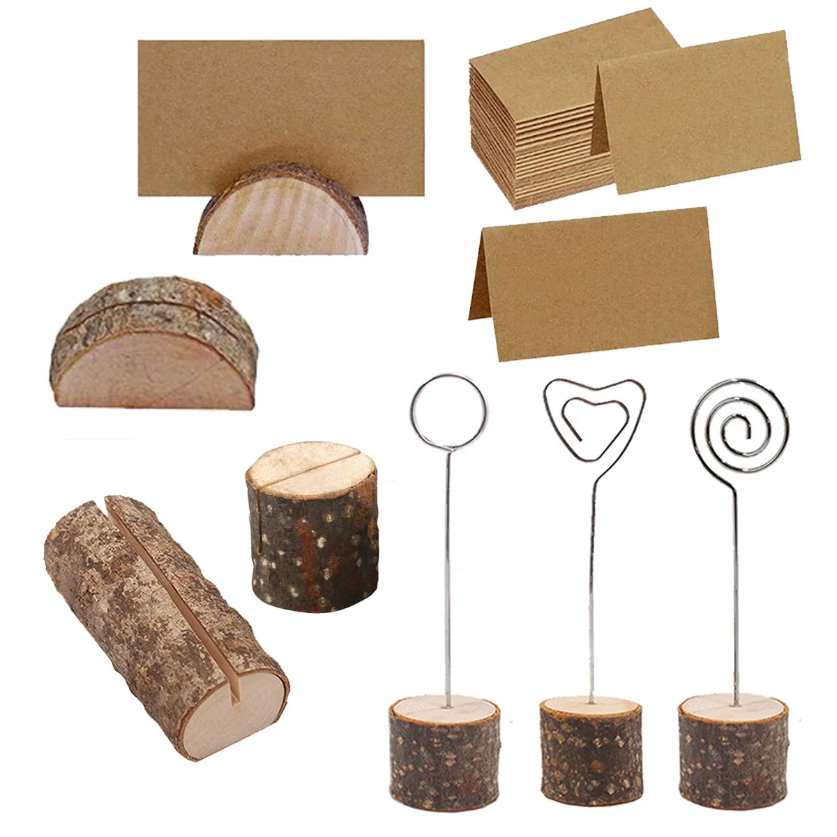 Деревянный зажим для нот деревянный зажим для пня Ретро креативное украшение для дома украшения на День святого Валентина