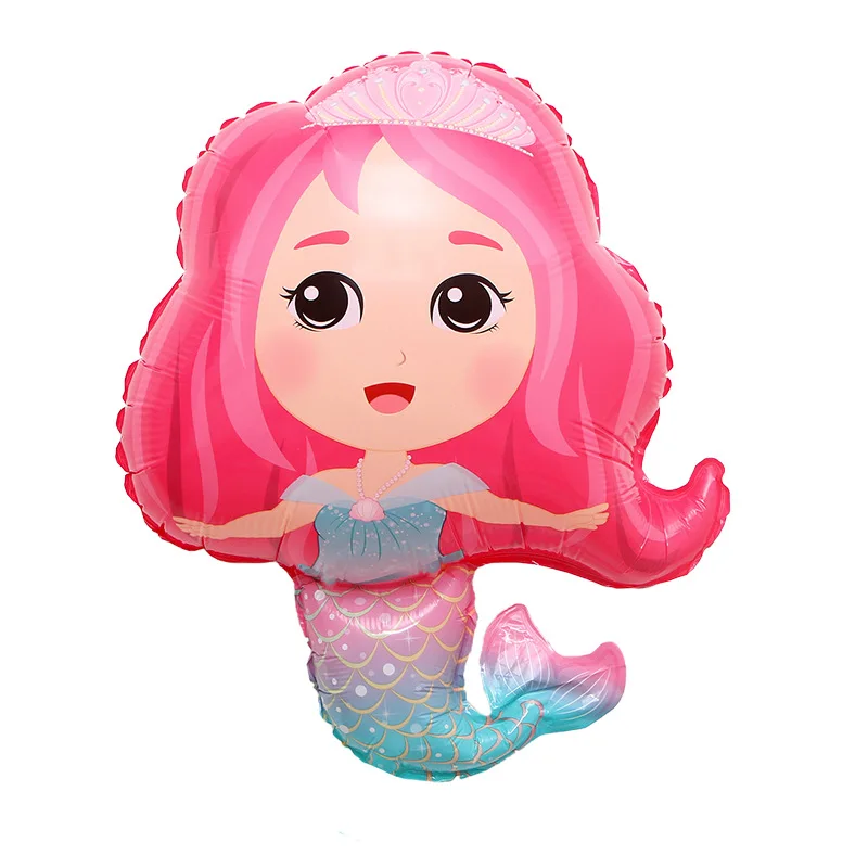 Party needs Themed Cartoon Character Helium Foil Mermaid Mary Lucky Chicken Balloons