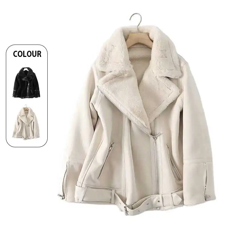 Most Popular Limited Ladies Faux Fur Waist Coat Lamb Sheepskin  Ladies Faux Women Fur Coat