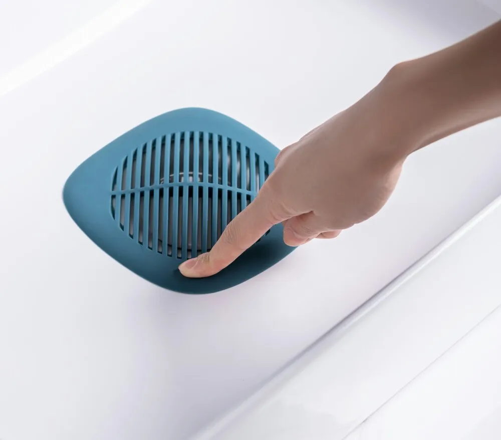 Pinmoo High Quality Silicone Floor Drain Bathroom Shower Drain Hair Catcher Kitchen Sink Strainer Filter