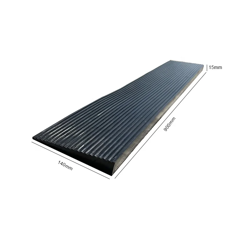 15x140x900 мм новая продажа Простая установка черная Гибкая уличная машина резиновая кербовая панцирная рампа