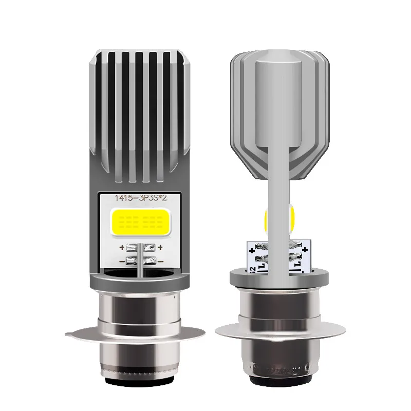 H4 светодиодная фара для мотоцикла P15D H6M светодиодные мотоциклетные лампы Высокий/Низкий Луч супер яркая фара для мотоцикла освещение для скутера 6000K