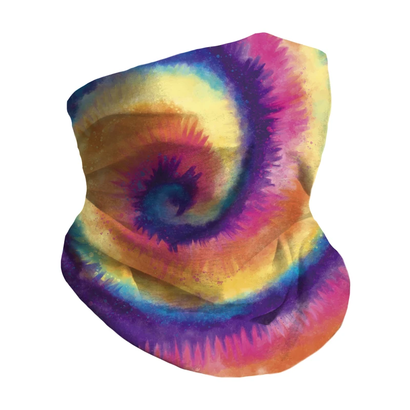 Pink Rainbow 100% Polyester Bandana Scarf SPF 15+ Multifunctional Tube Headwear with Wicks Moisture