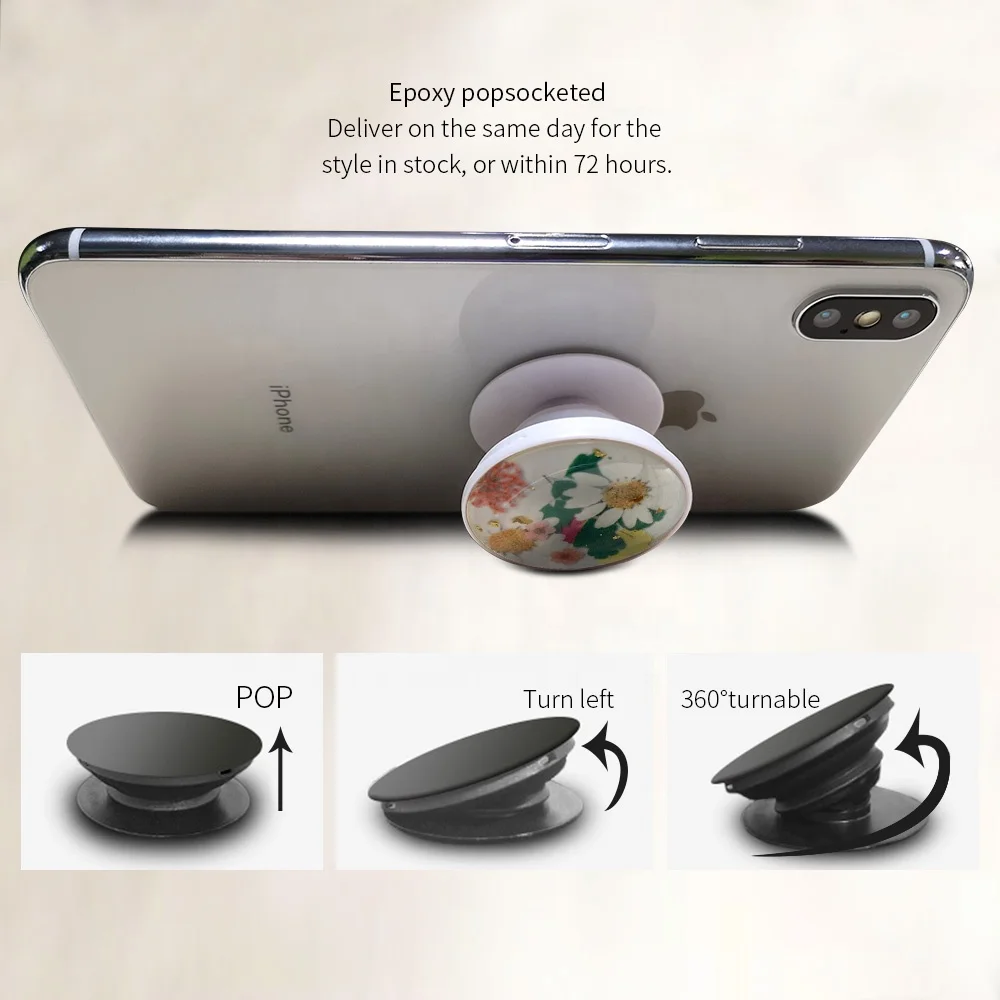 
Best Free Custom Poop Phone Socket Poopping Collapsible Finger Ring Phone Holder Sockets Case for Phone 