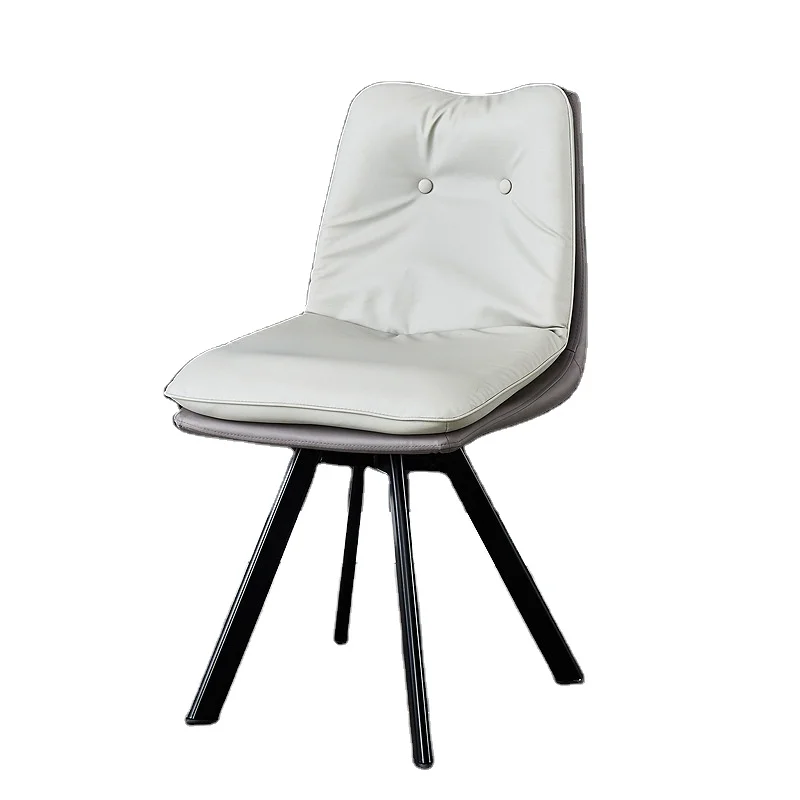 
Comfortable European Living room Furniture Lounge Modern PU Leather Upholstered Leisure chair 