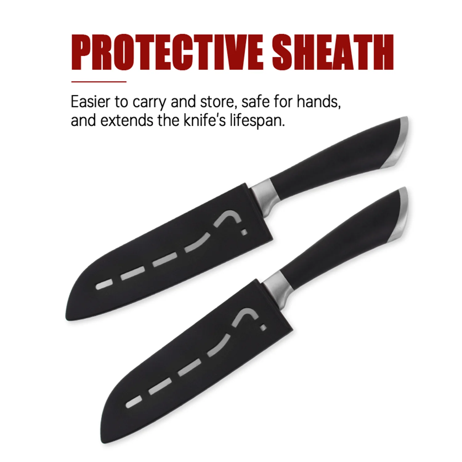 Stainless Steel Sharp 5 Inch Santoku Knife With ABS Handle In Stock Customized Kitchen Knives For Chefs Sushi Japanese Knife