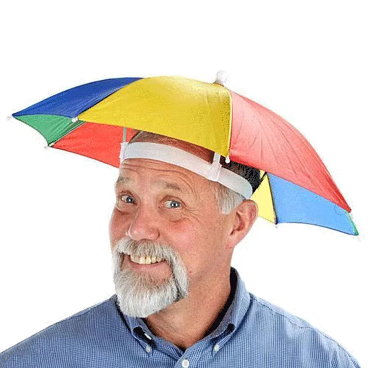 Hat Umbrella Wholesale Foreign Trade Advertising Stand Umbrella Sunscreen Hat Umbrella Wholesale