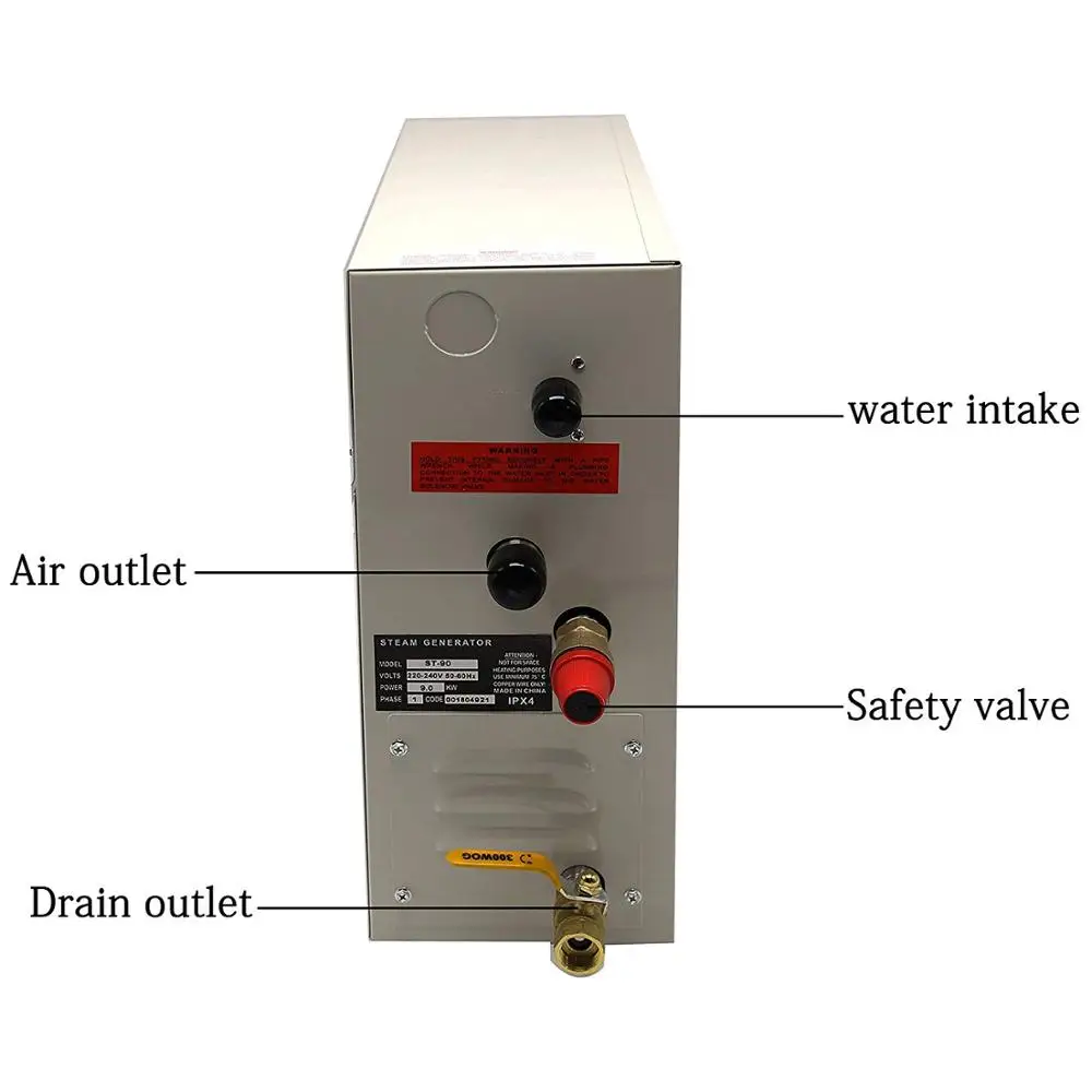 Guangzhou Sauna Factory 220v Wet Steam Room Use 3kw to 4.5kw Small