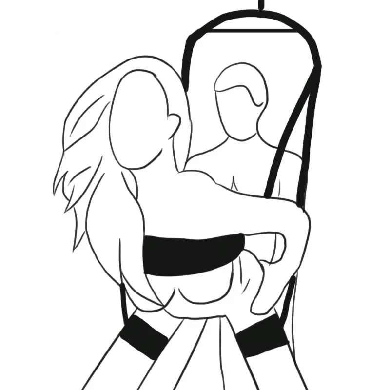 SM Sex Position Love Strong Swing Sex furniture Auxiliary tool prop Fantasy Yoga Erotic toy