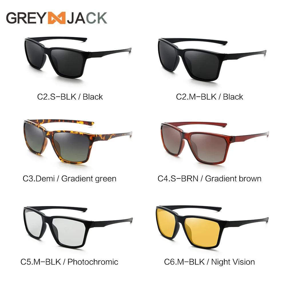 Sporty Square Sunglasses for Men - Black Frame with Red Accents, Polarized Lenses, UV Protection