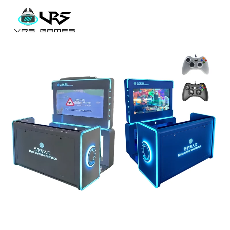 Commercial Two Players PS5 Coin Pusher 100 Games Accessible Plastic Board Amusement Game for Kids and Game Centers