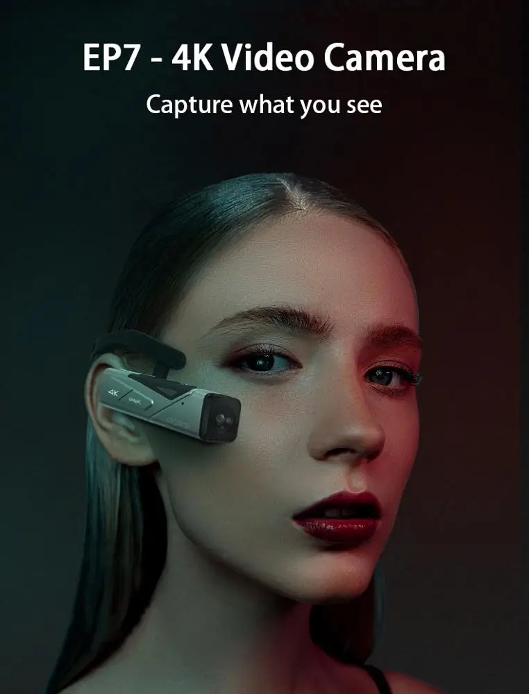 ORDRO EP7 от первого лица для пеших прогулок, Wi-Fi, видеоблогов цифровые переносной беспроводной небольшой видео в формате 4K UHD камера