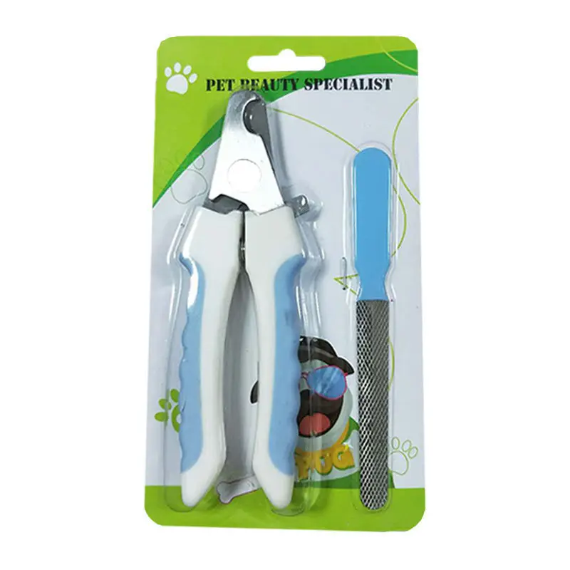 RLT stainless steel dog grooming kit cheap smart pet nail clippers animal dogs 2 in 1 nail clipper trimmer set