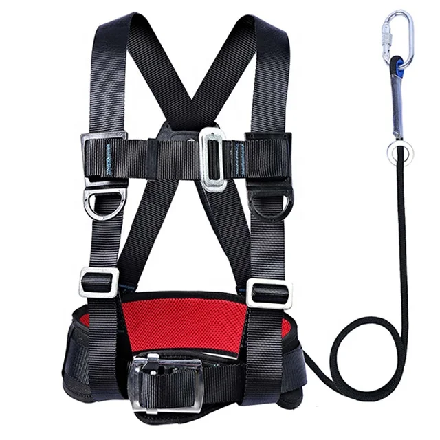 Height  Working Full Body Safety Harness Outdoor Training Stunt Rescue Rope Climbing Industrial Safety Harness