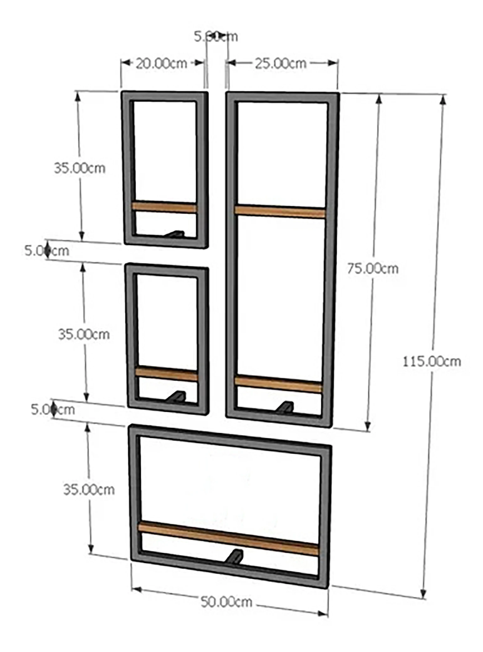UK Best Seller Factory Price Direct Supplier Low MOQ Custom Heavy Duty Luxury Home Decoration Shape Shelf Decor For Export