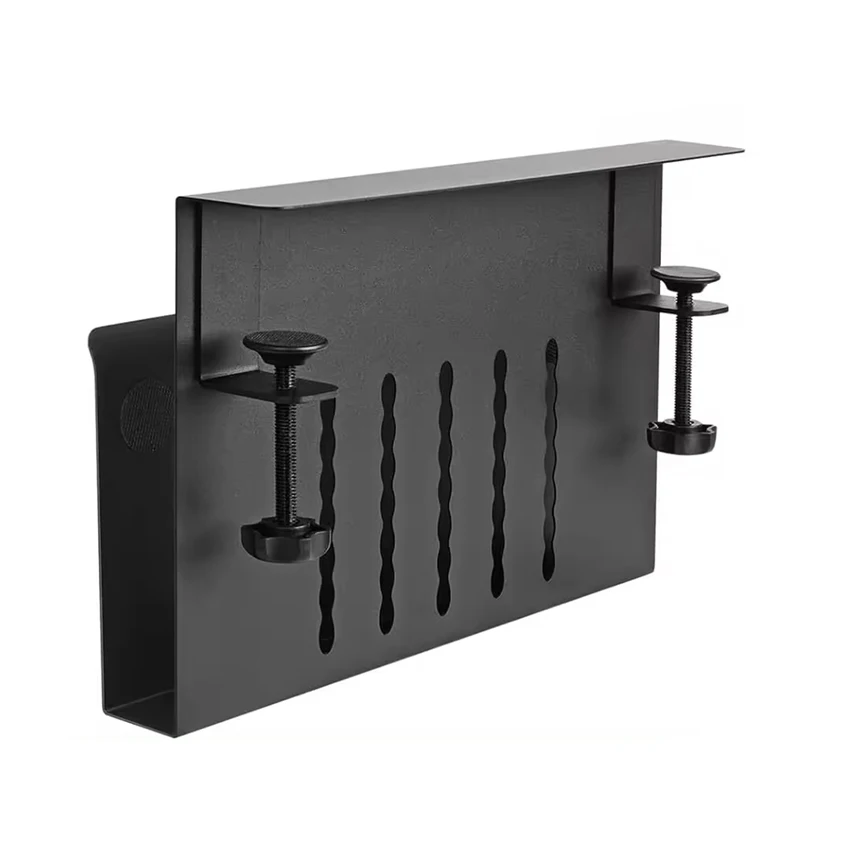 Under Desk Cable Management Tray Side Table Laptop Holder with Pen Holder