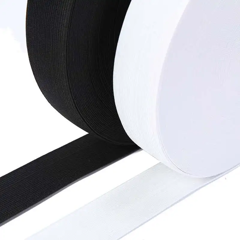 Free sample 1.5cm/2cm/2.5cm/3cm/3.5cm high quality ribbon  Flat Knitted Elastic chair webbing wrist Elastic Band