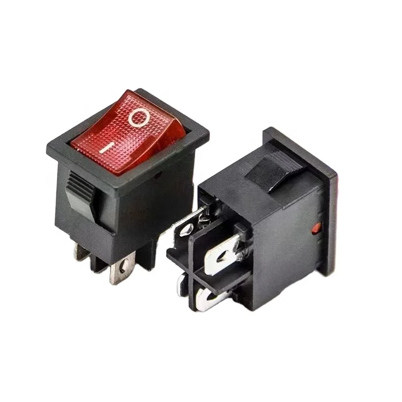 Kcd1 освещенные Клавишные переключатели, светодио дный выключатель с подсветкой для лодки