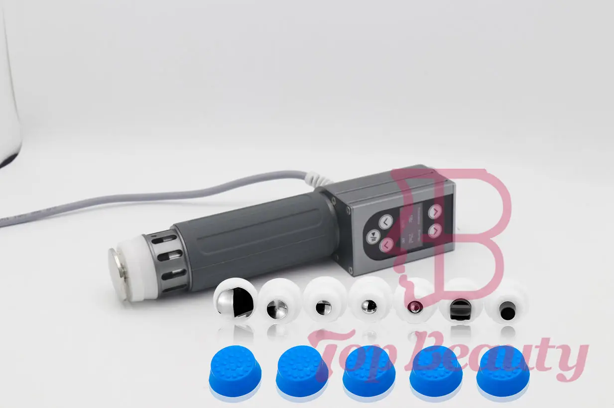 2024 double channel ED therapy electromagnetic shock wave machine extracorporeal shockwave device for physical therapy