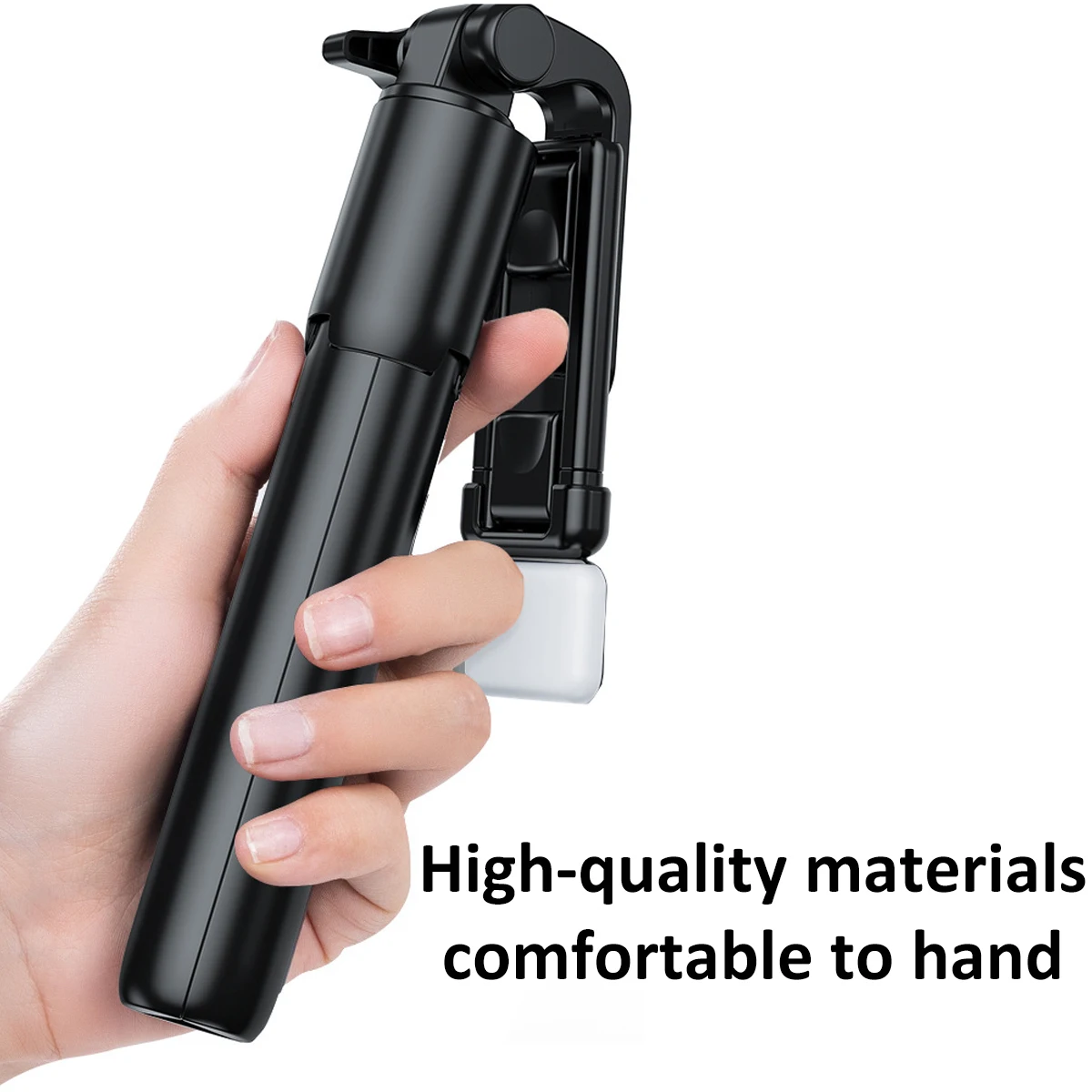 selfie stick extendable up to 100cm with built-in wireless button tripod equipped with remote control for taking pictures