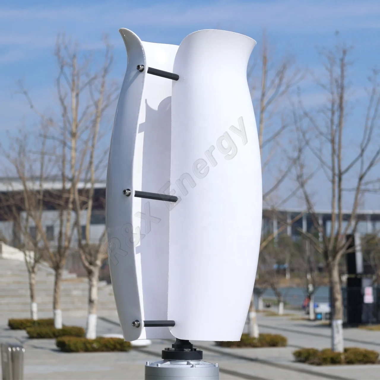 3KW 5KW 10KW Tulip Type Vertical Wind Turbine Solar Hybrid System 48V To 220V Noiseless Wind Generator