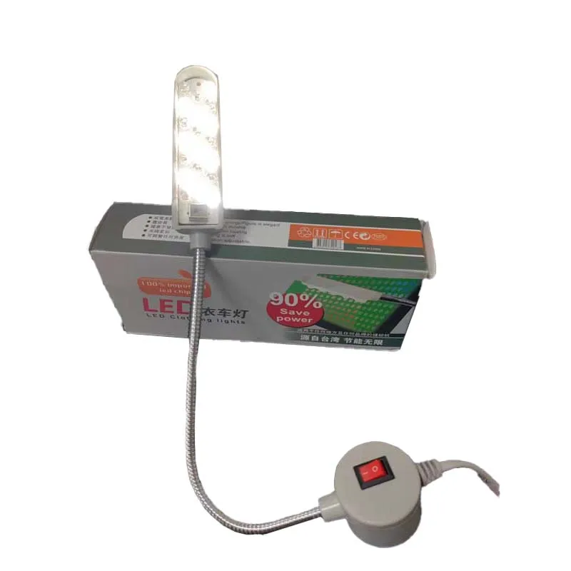 Two color lamp for sewing machine it have two functions  with white light and UV light