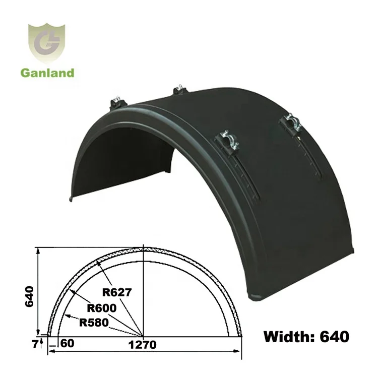 Semi Truck Parts Truck Mudguards Truck Fender for Volvo and other Commercial Vehicles