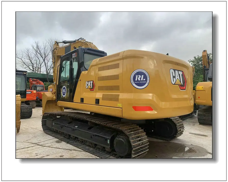 Cat323 Заводская розетка высококачественный подержанный экскаватор Caterpillar CAT323 323