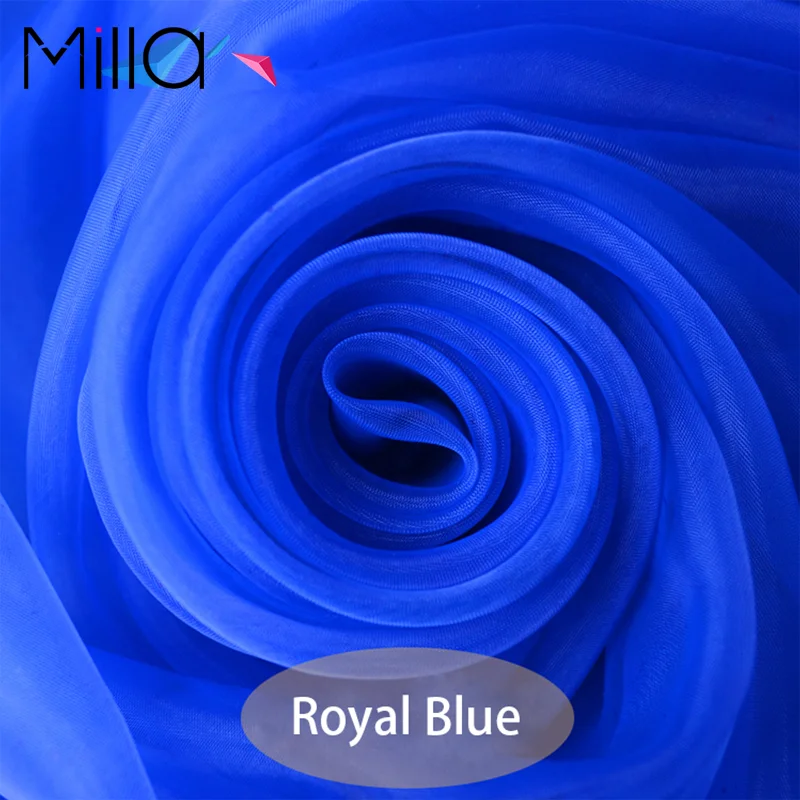 Immediate Shipment High Quality Transparent Polyester Matte Organza Tulle fabric