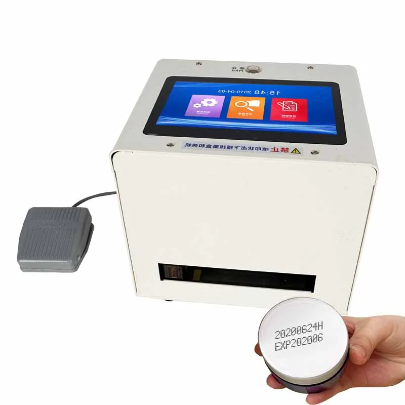 Карманный струйный принтер L3 с датой выпуклой печати на поверхности QR-кодом номер партии настольный